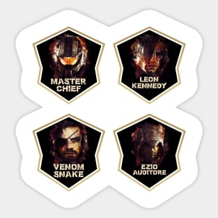 Gaming Legends [4 in 1 set] #1 Sticker